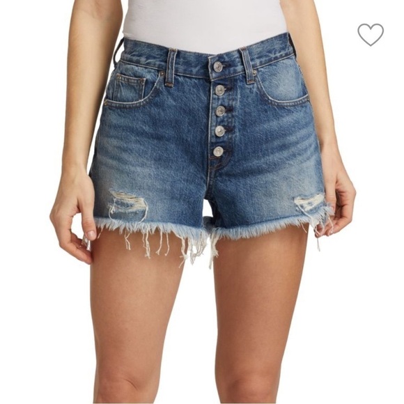 7 for all mankind Monroe Cutoff Shorts, Size 27 (v) - Picture 1 of 9